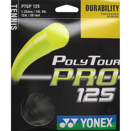 Tenis de camp - Racordaj YONEX RACORDAJ POLY TOUR PRO 1.25 GRAPHITE
