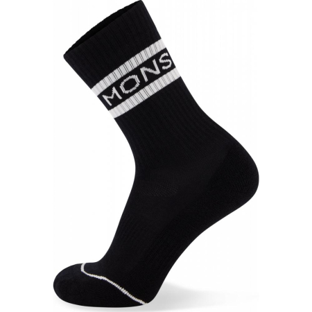 Outdoor - Sosete merino Mons Royale Signature Crew Sock Black / White