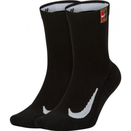 Tenis de camp - Sosete Nike Multiplier Max Crew 2PK Black