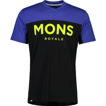 Tricou ciclism merino MONS ROYALE M REDWOOD ENDURO VT ULTRA Blue [2]