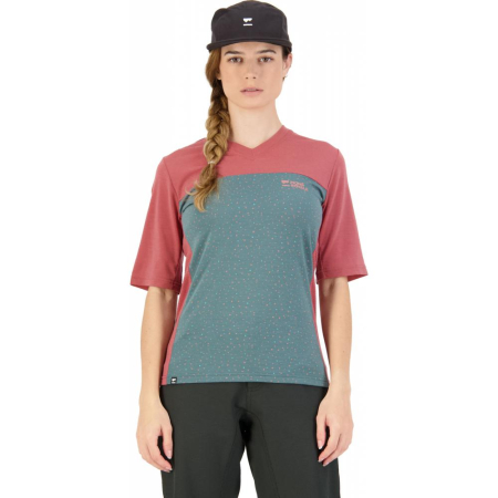 Tricou ciclism merino Mons Royale W Redwood Enduro VT Terracotta / Terrazzo [1]