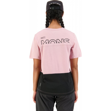 Tricou merino ciclism Mons Royale W Tarn Merino Shift Tee Black Candy [3]
