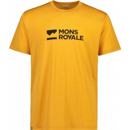 Alergare - Tricou merino Mons Royale M Icon Thirt Gold