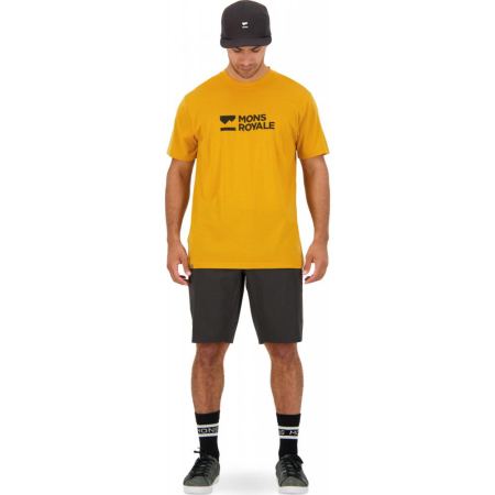 Tricou merino Mons Royale M Icon Thirt Gold [3]