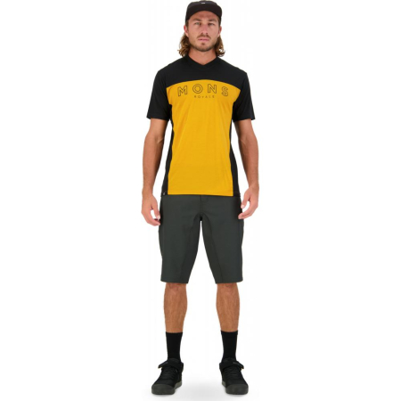 Tricou merino Mons Royale M Redwood Enduro VT Black Gold [4]