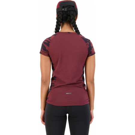 Tricou merino Mons Royale W Bella Tech Tee Chocolate Camo [2]