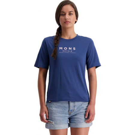 Tricou merino MONS ROYALE W ICON RELAXED TEE DARK DENIM [0]