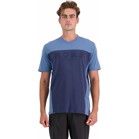 Tricou Merino Mons Royale MTB Outdoor VT Blue [1]