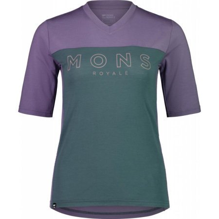 Alergare - Tricou Merino Mons Royale Outdoor MTB Thistle