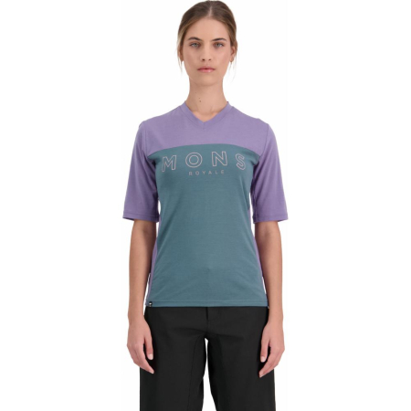 Tricou Merino Mons Royale Outdoor MTB Thistle [1]