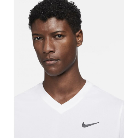 TRICOU NIKE COURT DRI-FIT VICTORY WHITE [1]