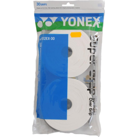 Tenis de camp - YONEX OVERGRIP SUPER GRAP ALB X30BUC