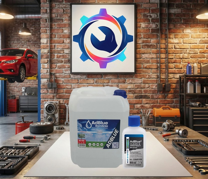 Soluția Completă Anti-Poluare: Pachetul Esențial AdBlue & Aditiv Anti-Cristalizare pentru Motoarele Diesel Euro 4, 5 și 6