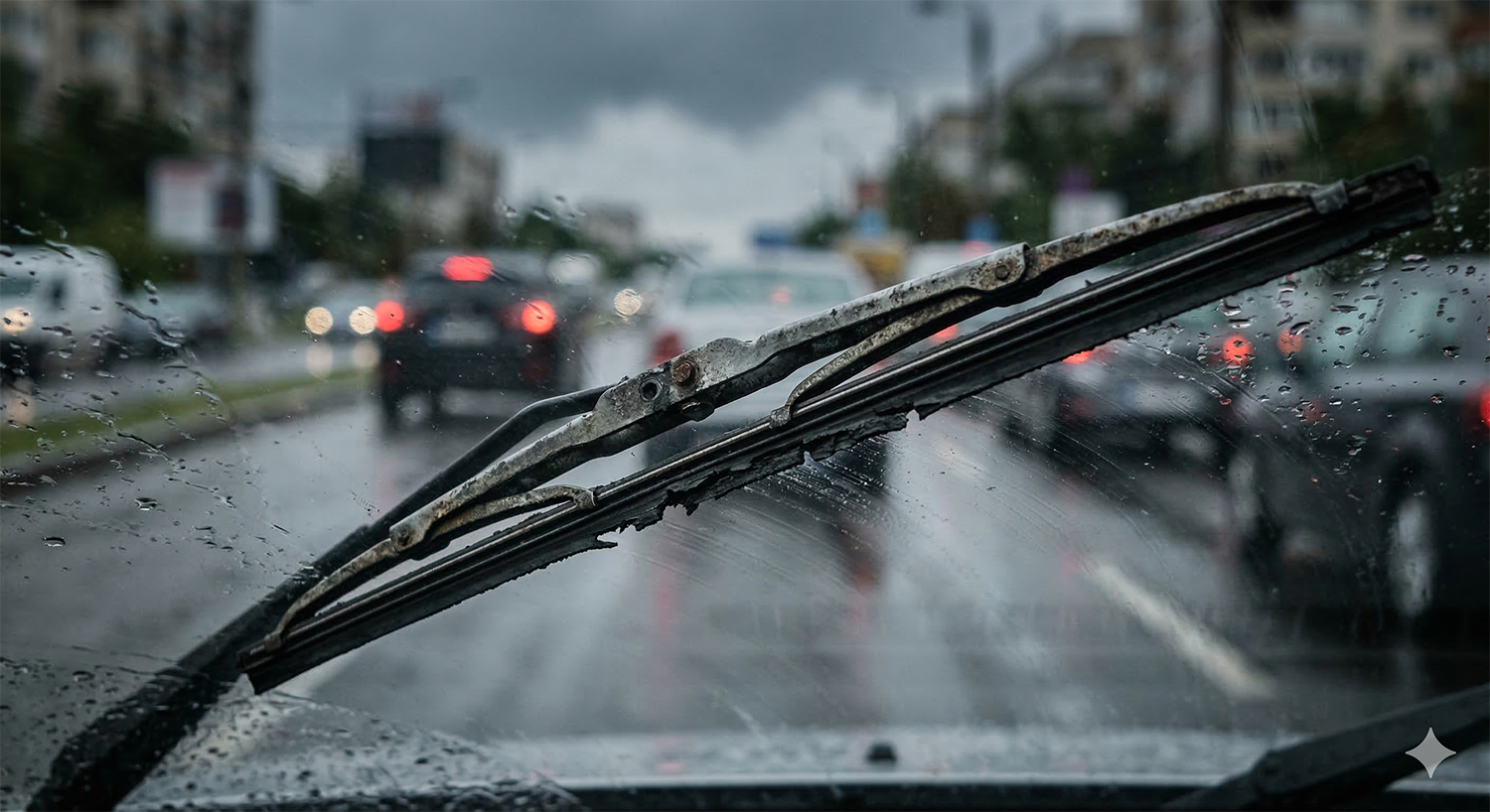 Lamelele ștergătoarelor uzate: Riscul vizibilității scăzute și cum eviți zgârierea parbrizului