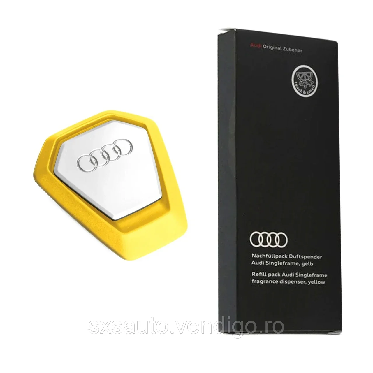 Parfum Original - Pachet odorizant si rezerve Audi Singleframe galben