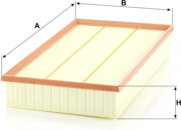 Filtru aer Mann pentru VW Passat B8, Arteon, Tiguan, Audi A3, Q3, TT [2]