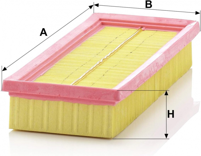 Filtru aer Mann pentru Fiat Panda, Punto [2]