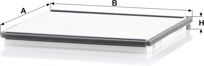 Filtru habitaclu Mann pentru Citroen Xantia, Berlingo, Xsara [2]