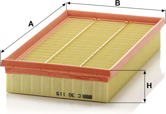 Filtru aer Mann pentru Jaguar S-Type II, XF, XJ [2]