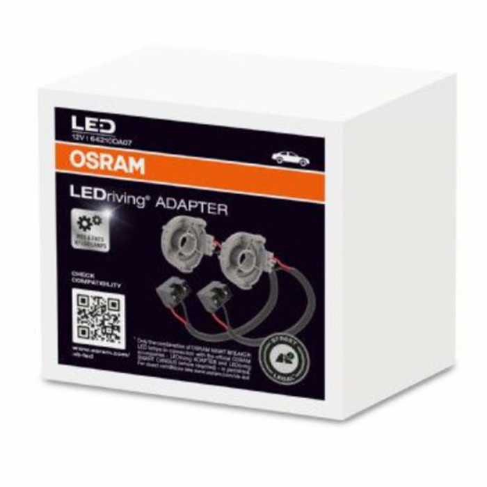 Set 2 adaptoare H7 Osram LED 64210DA05 pentru VW