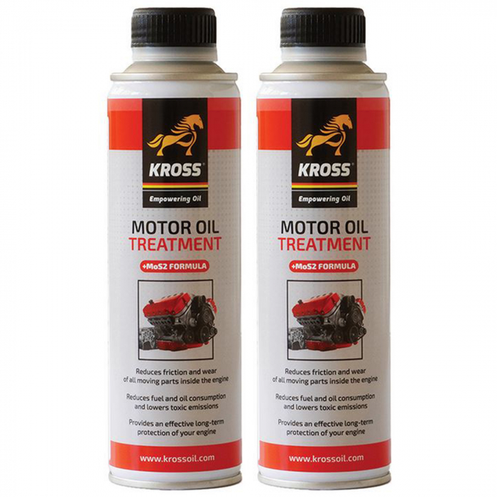 Pachet 2 x Aditiv Auto Kross MOS2 Formula pentru lubrifiere 250 ml