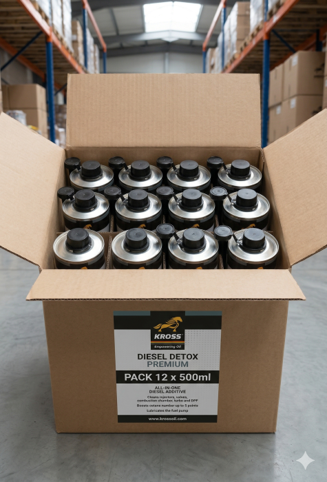 Bax 12 buc. Aditiv Motorină Kross Diesel Detox Premium - Curățare Completă DPF/EGR & +5 Cetanic [2]