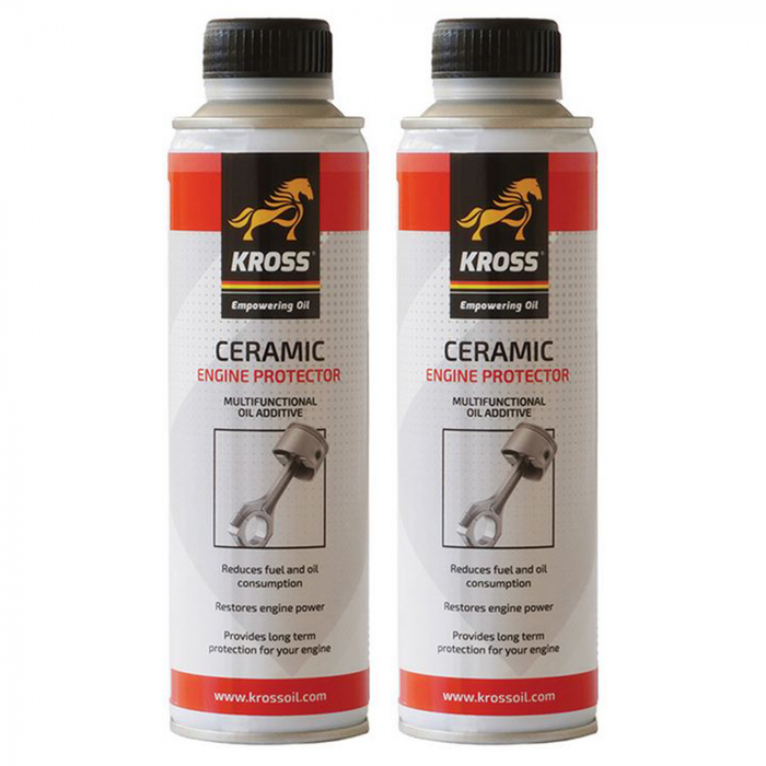 Pachet 2 x Aditiv Kross protectie ceramica pentru motor 250 ml