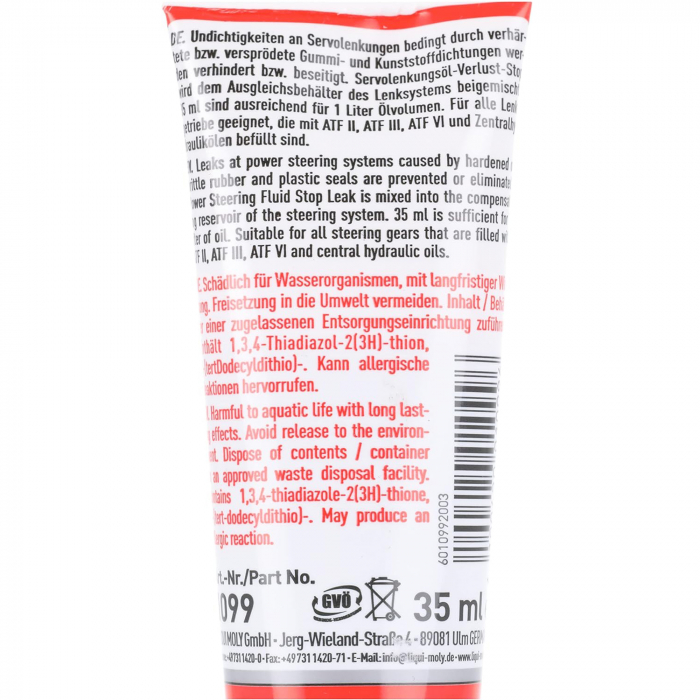 Aditiv Liqui Moly evitare pierderi ulei servodirectie 35 ml [2]