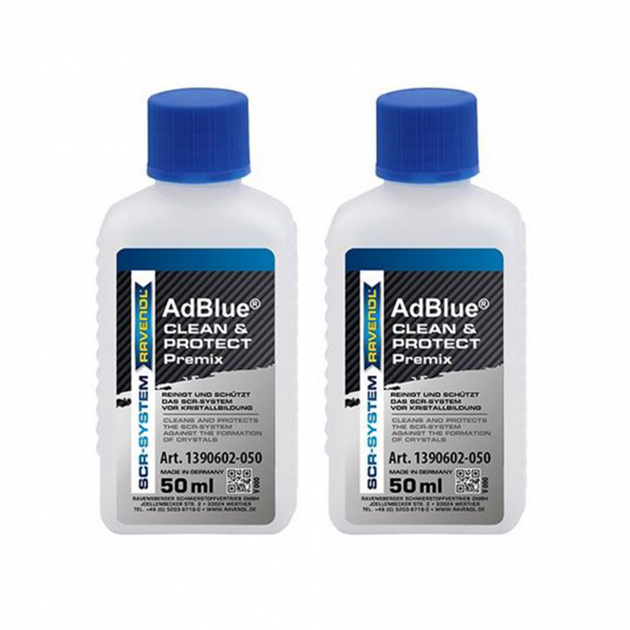Pachet 2 x Aditiv Ravenol Adblue Clean  Protect Premix 50 ml