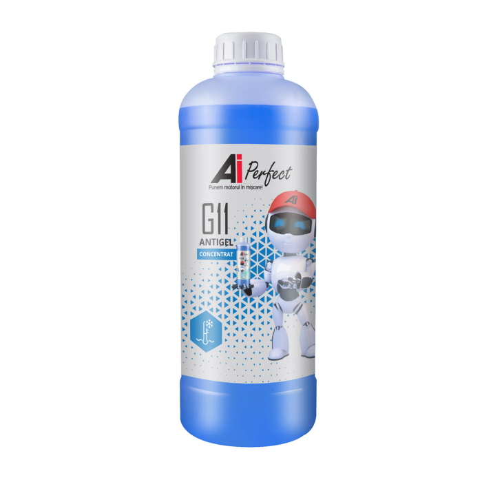Antigel Concentrat AiPerfect G11 - 1 Litru, Silicat (VW TL 774-C, Culoare Albastru) [1]