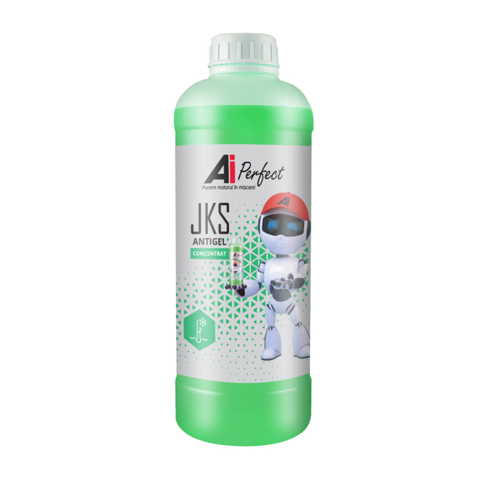 Antigel Concentrat AiPerfect JKS (Asiatice) - 1 Litru, Diluție 1:1 la -36 grade C, Culoare Verde [1]