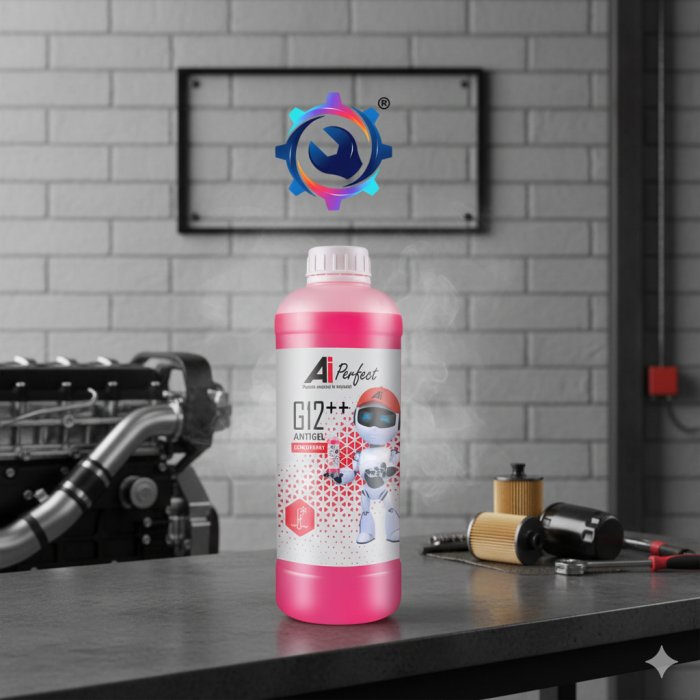 Pachet 2 litri Antigel Concentrat AiPerfect G12++ Si-OAT Long Life (Euro 6, Roșu/Roz) [2]