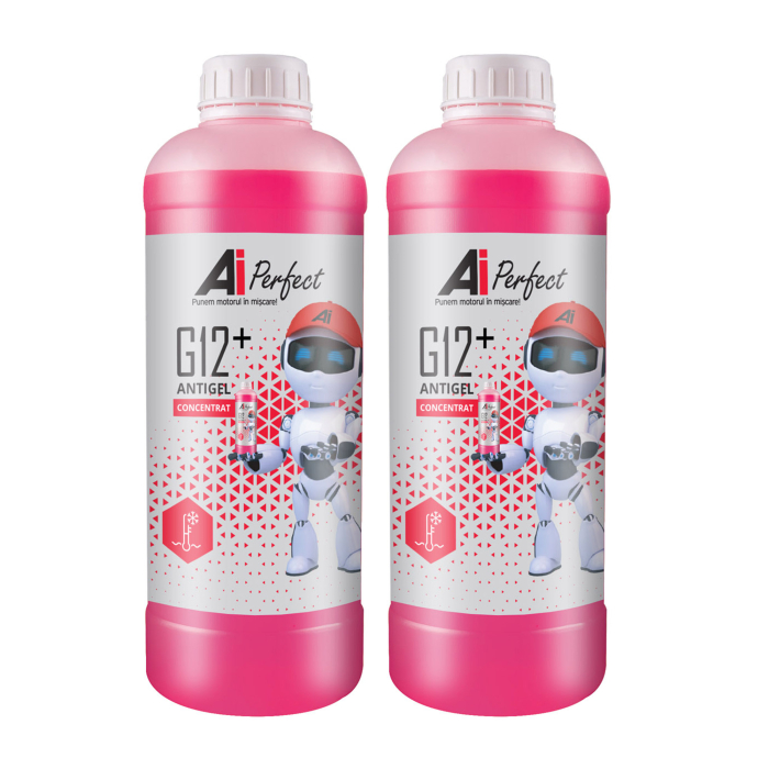 Pachet 2 litri  Antigel Concentrat AiPerfect G12+ Long Life OAT (VW TL 774-F, Fără Silicați) [1]