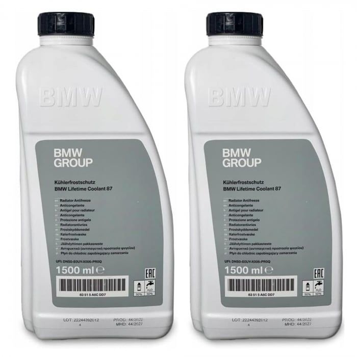 Pachet 3 litri Antigel concentrat BMW LC-87 albastru