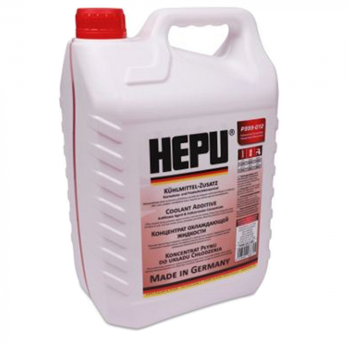 Antigel concentrat Hepu G12 rosu 5 litri