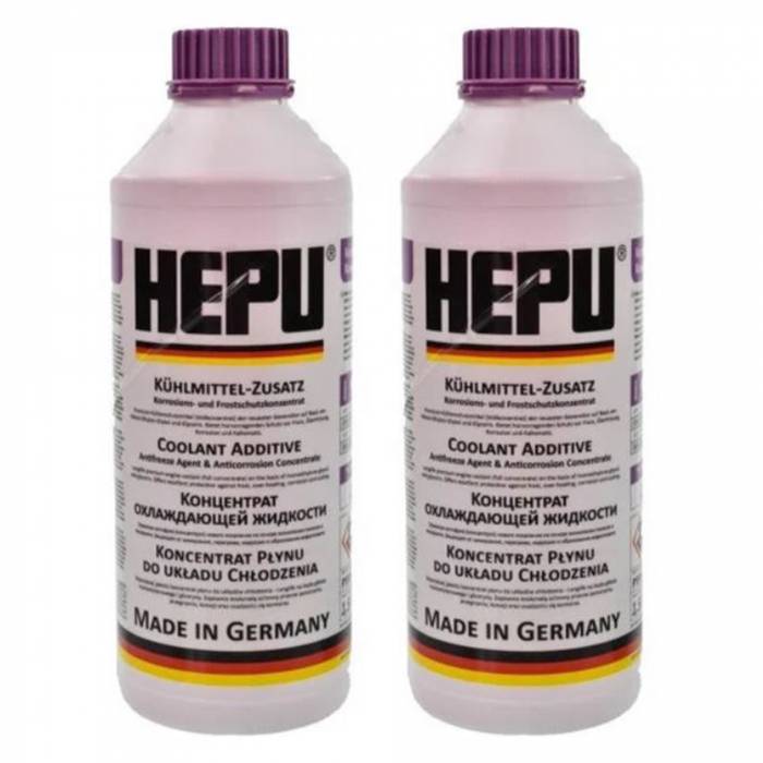 Pachet 3 litri Antigel concentrat Hepu G13 mov