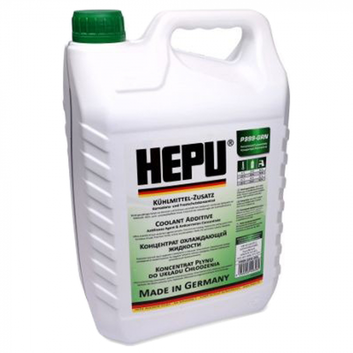 Antigel concentrat Hepu G11 verde 5 litri