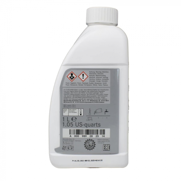 Pachet 2 litri Antigel concentrat Mercedes MB 325.6 roz [2]