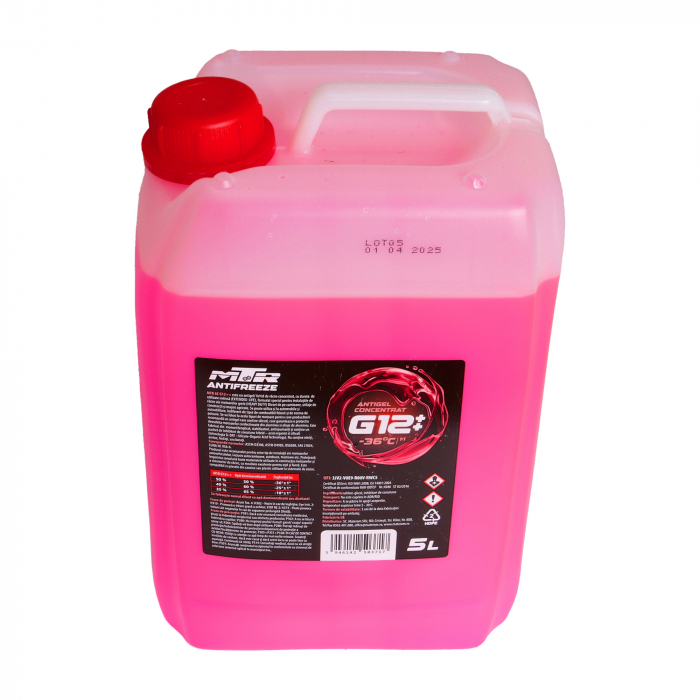 Antigel concentrat MTR G12++ heavy duty rosu 5 litri