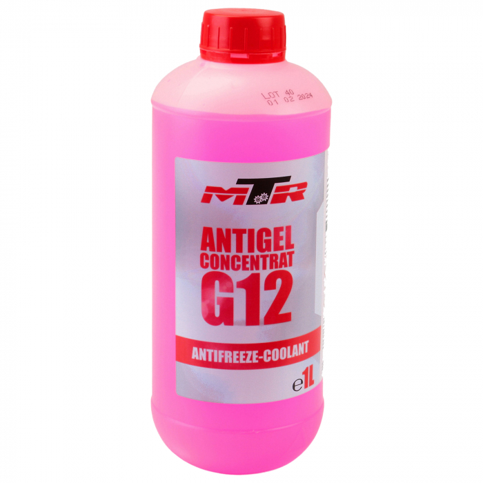 Antigel concentrat MTR G12 -72  C rosu 1 litru
