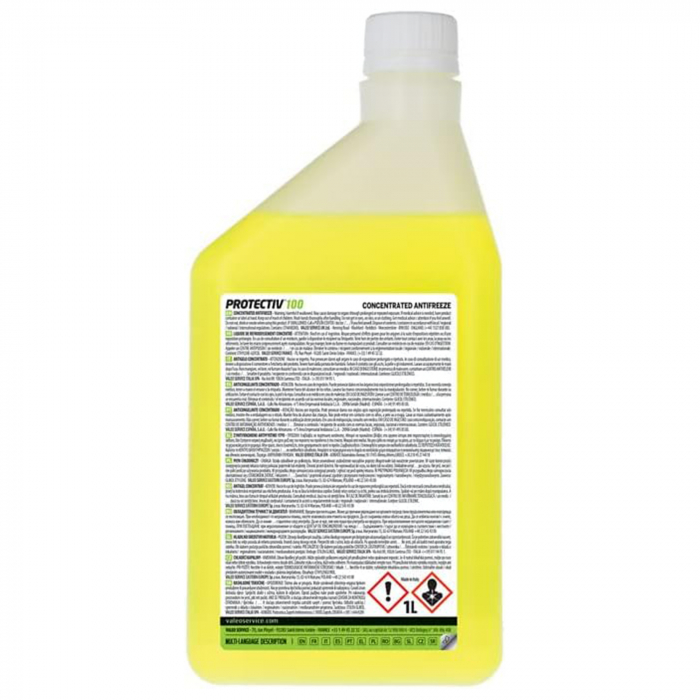 Pachet 2 litri Antigel concentrat Valeo Protectiv 100 tip G12 verde [2]