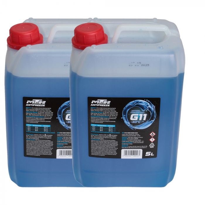Pachet 10 litri antigel preparat MTR G11 albastru