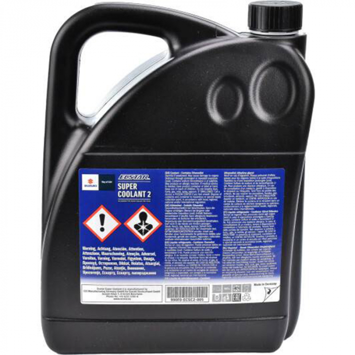 Antigel Suzuki Ecstar LongLife 2 gata preparat, culoare albastru, 5 litri [2]