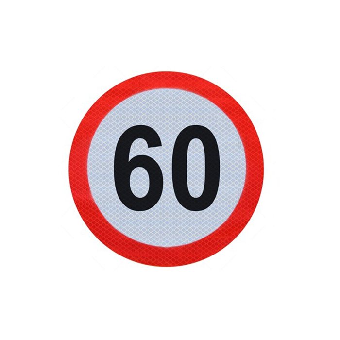 Autocolant Hico Limită Viteză 60 km/h Film Reflectorizant Clasa I [1]