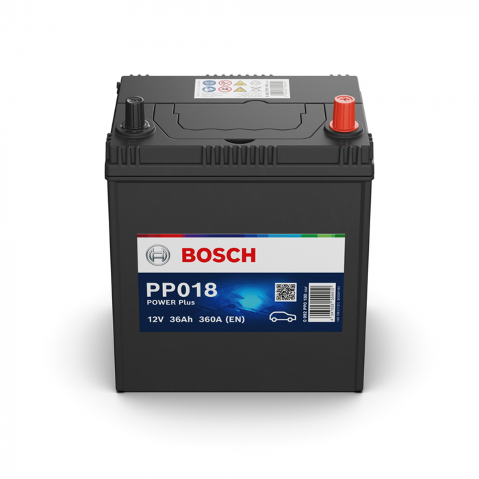Baterie auto Bosch Power Plus SLI 36AH, pornire 360A (187x127x220)