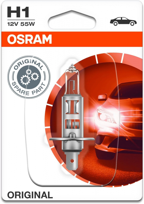 Bec H1 12V 55W Osram Original Blister