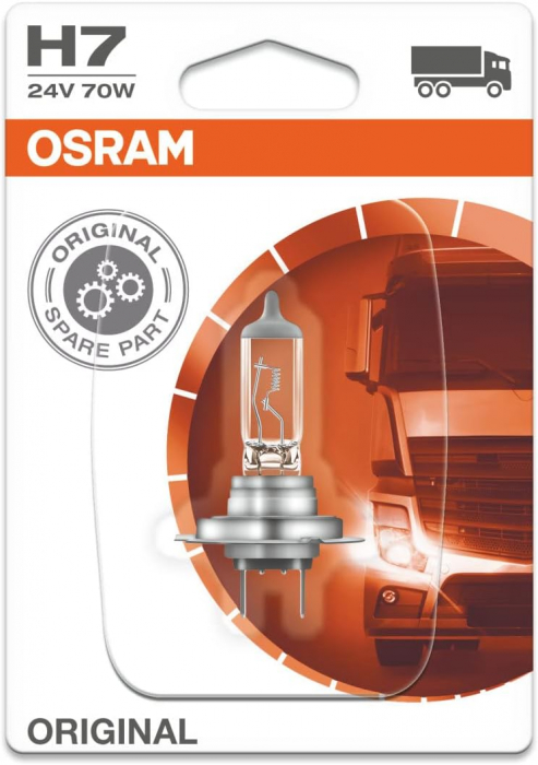 Bec camion H7 24V 70W Osram Original Blister