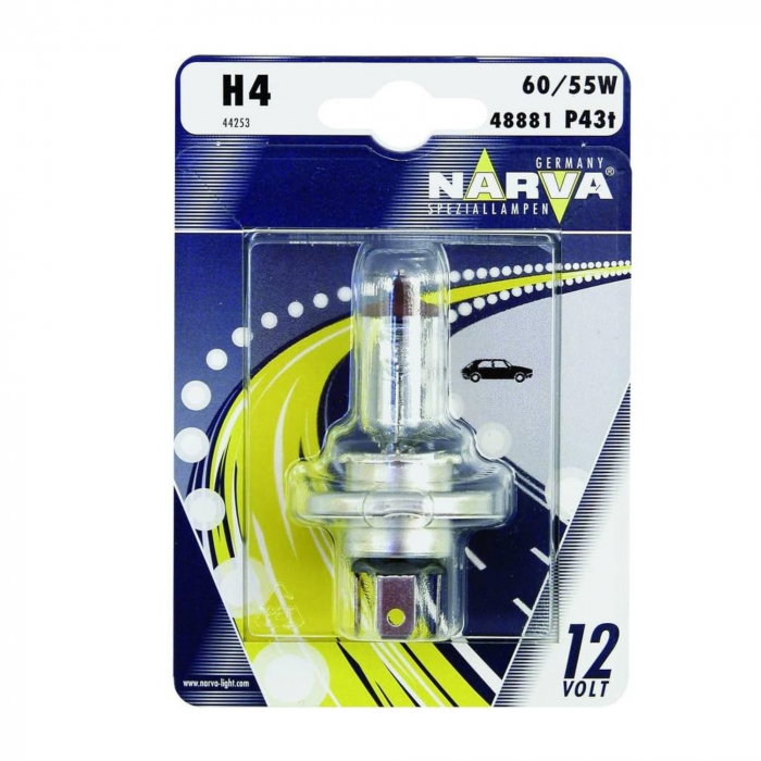 Bec Far H4 12V P43T 60/55W Range Power Narva [2]