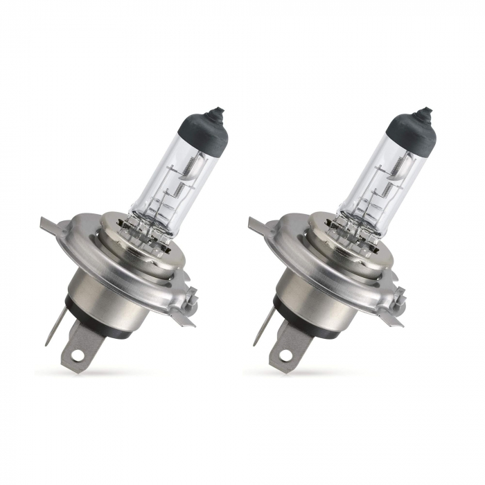 Pachet 2 Becuri Far H4 P43T 60/55W 12V Vision (Cutie) Philips [2]