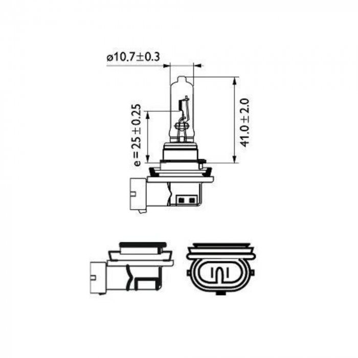 Bec Far H9 PGJ19-5 65W 12V Vision Philips [3]